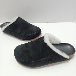 Jenni kayne Womens Slip On Shoes Size 36 US 6 Shearling Lined Moc Clog